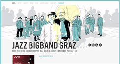 Desktop Screenshot of jazzbigbandgraz.com