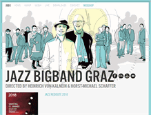 Tablet Screenshot of jazzbigbandgraz.com